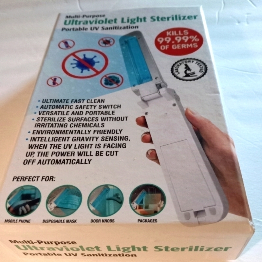 Ultraviolet Light Sterilizer Portable UV Sanitization  NIB